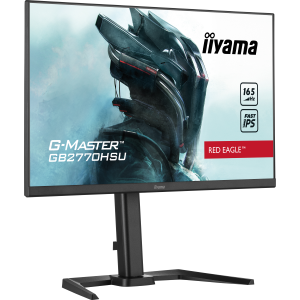 iiyama G-MASTER Red Eagle GB2770HSU-B5 - Monitor a LED - 27" - 1920 x 1080 Full HD (1080p) @ 165 Hz - Fast IPS - 250 cd/m² - 1100:1 - 0.8 ms - HDMI, DisplayPort - altoparlanti - nero opaco