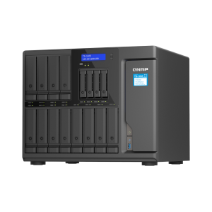 QNAP TS-1655 - Server NAS - 16 alloggiamenti - SATA 6Gb/s - RAID RAID 0, 1, 5, 6, 10, 50, JBOD, 60 - RAM 8 GB - 2.5 Gigabit Ethernet - iSCSI supporto