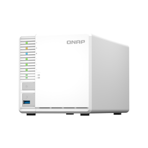 QNAP TS-364 - Server NAS - 3 alloggiamenti - SATA 6Gb/s - RAID 5 - RAM 8 GB - 2.5 Gigabit Ethernet - iSCSI supporto