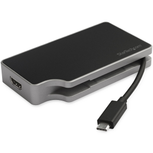 StarTech.com Adattatore Multi-porta USB-C con HDMi e VGA - 1x USB-A - 95W PD 3.0 - 4K - 1xA - GbE - Adattatore USB-C Portatile - Docking station - USB-C - VGA, HDMI - 1GbE