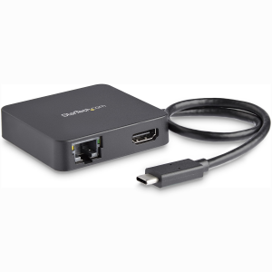 StarTech.com Adattatore Multiporta USB-C per Portatili - 4k HDMI - GbE - USB Tipo C - USB-A - Alimentato - Docking station - USB-C / Thunderbolt 3 - HDMI - 1GbE - Compatibile TAA