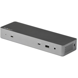 StarTech.com Dock Thunderbolt 3 per doppio monitor DisplayPort 1.4 o doppio display HDMI 4K - Dock TB3/USB-C 8K 96W PD 5xUSB (TB3CDK2DHUE) - Docking station - USB-C 3.2 Gen 2 / Thunderbolt 3 - 2 x HDMI, 2 x DP - 1GbE