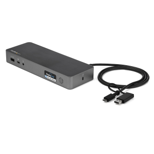 StarTech.com Docking Station Universale per Portatile Dual 4K - Replicatore di Porte USB-C / USB 3.0 - 60W PD - Docking station - USB-C - 2 x HDMI, 2 x DP - 1GbE