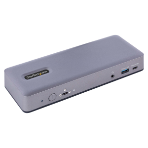 StarTech.com USB-C Docking Station - Multi Monitor HDMI/DP/DP Alt Mode USB-C Dock - 3x 4K30 / 2x 4K60 - 7-Port USB Hub - 60W Power Delivery - GbE - 3.5mm Audio - Works With Chromebook certified - Docking station - USB-C / Thunderbolt 3 / Thunderbolt