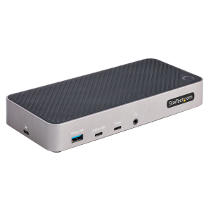 StarTech.com USB-C Triple Monitor Docking Station - HDMI/DP Triple 4k USB-C Dock - 5x USB Hub - GbE - 100W PD - Universal Multi Monitor Docking Station - Thunderbolt 3/4 Compatible (116E-USBC-DOCK) - Docking station - USB-C - 1GbE