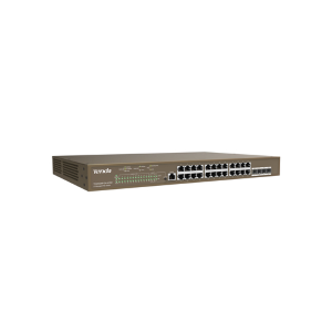 Switch L3 Managed PoE 24 porte Gigabit + 4 SFP 410w