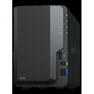 NAS SYNOLOGY DS223 2HD 3.5/2.5 DD R4 2GB-2X1GBE-3USB3.2