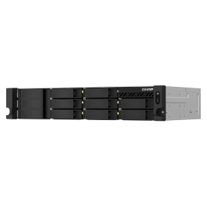QNAP TS-864eU - Server NAS - 8 alloggiamenti - montabile in rack - SATA 6Gb/s - RAID JBOD, 0, 1, 5, 6, 10, 50, 60 - RAM 8 GB - Gigabit Ethernet / 2.5 Gigabit Ethernet - iSCSI supporto - 2U