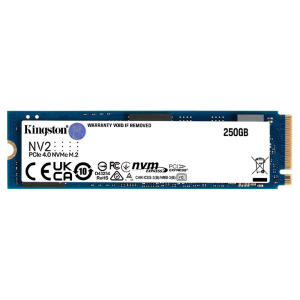 Kingston NV2 - SSD - 250 GB - interno - M.2 2280 - PCIe 4.0 x4 (NVMe) - per Intel Next Unit of Computing 12 Pro Kit - NUC12WSKi5