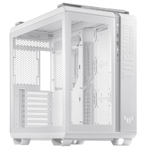 ASUS CASE GAMING GT502 TUF GAMING MID TOWER, 8+3 SLOT ESPANSIONE, 3X120MM FAN FRONT, 2X120MM FAN FRONT, BIANCO, SCAT APERTA