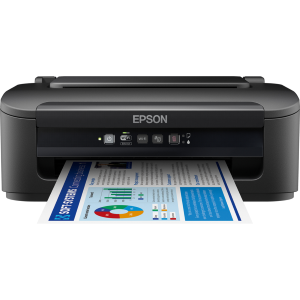 Epson WorkForce WF-2110W - Stampante - colore - ink-jet - A4/Legal - 5760 x 1440 dpi - fino a 9 ppm (mono) / fino a 4.7 ppm (colore) - capacità 100 fogli - USB 2.0, LAN, Wi-Fi(n)