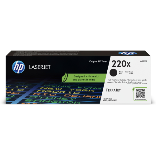 HP TONER 220X, NERO, TERRAJET, LJ PRO 4202, 4302, 4303, 7.500 PAG
