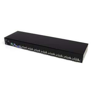 StarTech.com Modulo Switch commutatore KVM a 8 porte per console rack a LCD della serie 1UCABCONS17/19 - Switch KVM - 8 x KVM port(s) - 1 utente locale - desktop - per P/N: RACKCOND1701, RACKCONS1916, RKCONS1908K, RKCONS1916K, SVUSBVGA10, SVUSBVGA6