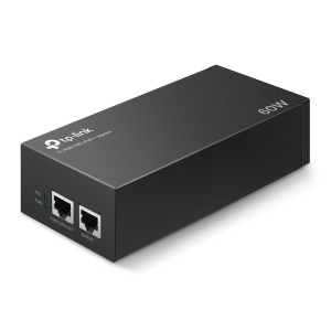 TP-LINK POE++ INJECTOR ADAPTER, 1× GIGABIT POE PORT, 1× GI