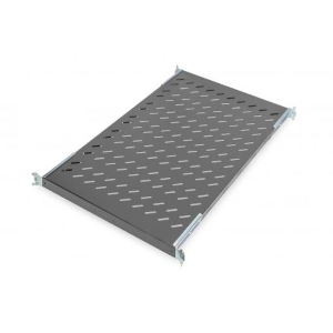 DIGITUS RIPIANO UNIVERSALE PER ARMADIO RACK 19" PROFONDITA 735 MM. ALLUNGABILE COLORE NERO