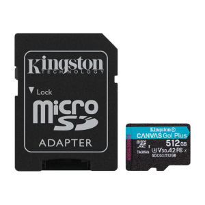 SD MICRO 512GB CL10 UHS-I CON ADATT 170MB/S LET.90MB/S SCRIT.KINGSTON