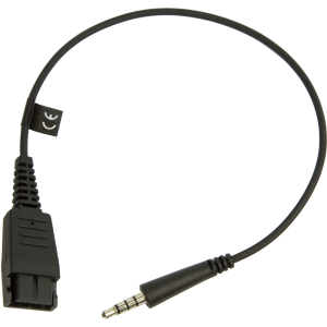 Jabra - Adattatore auricolare - mini-jack maschio a disconnessione rapida maschio - per SPEAK 410, 410 MS