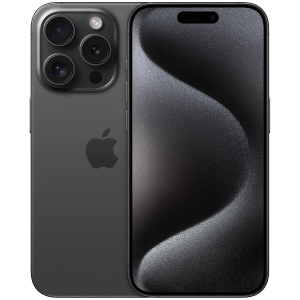 Apple iPhone 15 Pro - 5G smartphone - dual SIM /Memoria Interna 256 GB - display OLED - 6.1" - 2556 x 1179 pixel (120 Hz) - 3 x fotocamere posteriori 48 MP, 12 MP, 12 MP - front camera 12 MP - nero titanio