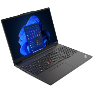 Lenovo ThinkPad E16 Gen 1 21JN - Intel Core i5 - 1335U / fino a 4.6 GHz - Win 11 Pro - Grafica Intel Iris Xe - 16 GB RAM - 512 GB SSD TCG Opal Encryption 2, NVMe - 16" IPS 1920 x 1200 - Wi-Fi 6 - Graphite Black - tast: italiana - con 1 anno di assist