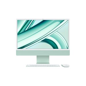 Apple iMac with 4.5K Retina display - All-in-one - M3 - RAM 8 GB - SSD 256 GB - M3 10-core GPU - GigE, 802.11ax (Wi-Fi 6E), Bluetooth 5.3 - WLAN: 802.11a/b/g/n/ac/ax (Wi-Fi 6E), Bluetooth 5.3 - Apple macOS Sonoma 14.0 -monitor: LED 24" 4480 x 2520 (4