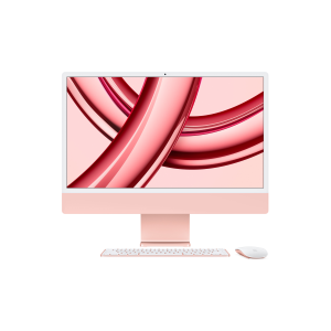 Apple iMac with 4.5K Retina display - All-in-one - M3 - RAM 8 GB - SSD 512 GB - M3 10-core GPU - GigE, 802.11ax (Wi-Fi 6E), Bluetooth 5.3 - WLAN: 802.11a/b/g/n/ac/ax (Wi-Fi 6E), Bluetooth 5.3 - Apple macOS Sonoma 14.0 -monitor: LED 24" 4480 x 2520 (4