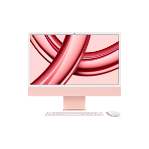 Apple iMac with 4.5K Retina display - All-in-one - M3 - RAM 8 GB - SSD 256 GB - M3 10-core GPU - GigE, 802.11ax (Wi-Fi 6E), Bluetooth 5.3 - WLAN: 802.11a/b/g/n/ac/ax (Wi-Fi 6E), Bluetooth 5.3 - Apple macOS Sonoma 14.0 -monitor: LED 24" 4480 x 2520 (4