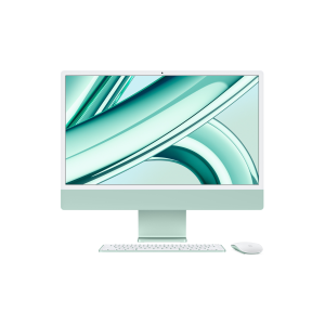 Apple iMac with 4.5K Retina display - All-in-one - M3 - RAM 8 GB - SSD 512 GB - M3 10-core GPU - Gigabit Ethernet, IEEE 802.11ax (Wi-Fi 6E), Bluetooth 5.3 WLAN: - 802.11a/b/g/n/ac/ax (Wi-Fi 6E), Bluetooth 5.3 - Apple macOS Sonoma 14.0 -monitor: LED 2