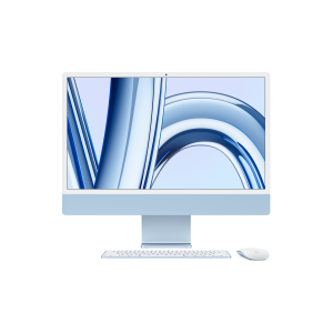 Apple iMac with 4.5K Retina display - All-in-one - M3 - RAM 8 GB - SSD 256 GB - M3 10-core GPU - Gigabit Ethernet, IEEE 802.11ax (Wi-Fi 6E), Bluetooth 5.3 WLAN: - 802.11a/b/g/n/ac/ax (Wi-Fi 6E), Bluetooth 5.3 - Apple macOS Sonoma 14.0 -monitor: LED 2