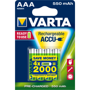 VARTA CF4 RICARICABILI AAA 550MAH