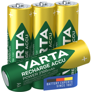BATTERIA STILO AA RICARICABILE 2100MAH CONF.BLISTER 4PZ VARTA