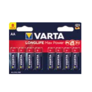 VARTA CF8 LONGLIFE MAX POWER AA ALCALINA