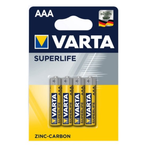 VARTA CF4 SUPERLIFE ZINCO CARBONE AAA