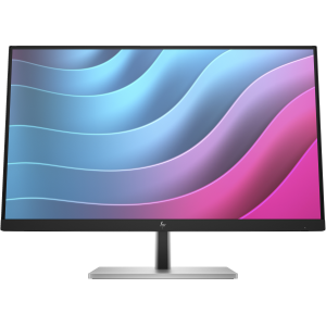 HP E24 G5 - E-Series - monitor a LED - 23.8" - 1920 x 1080 Full HD (1080p) @ 75 Hz - IPS - 250 cd/m² - 1000:1 - 5 ms - HDMI, DisplayPort - testa utensile nera, nero e argento (supporto)