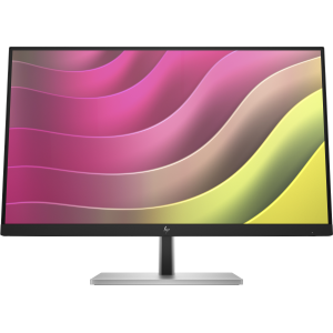HP E24t G5 - E-Series - monitor a LED - 23.8" - touchscreen - 1920 x 1080 Full HD (1080p) @ 75 Hz - IPS - 300 cd/m² - 1000:1 - 5 ms - HDMI, DisplayPort - nero, nero e argento (supporto)