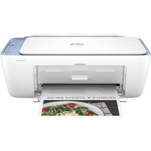 HP Deskjet 2822e All-in-One - Stampante multifunzione - colore - ink-jet - 216 x 297 mm (originale) - A4/Legal (supporti) - fino a 7.5 ppm (stampa) - 60 fogli - USB 2.0, Wi-Fi(n), Bluetooth - blue breeze