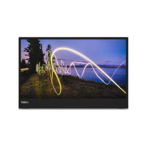 Lenovo ThinkVision M15 - Monitor a LED - 15.6" - portatile - 1920 x 1080 Full HD (1080p) @ 60 Hz - IPS - 250 cd/m² - 1000:1 - 6 ms - 2xUSB-C - nero corvino - Campus