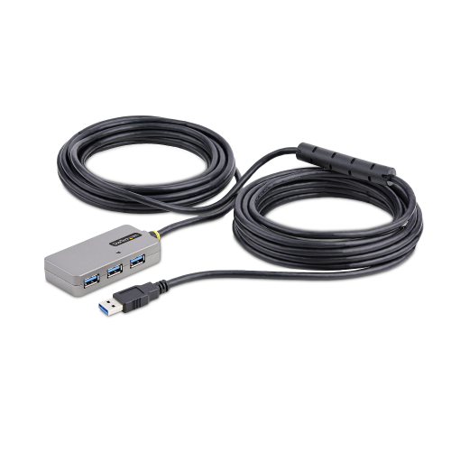 Startech Cavo Prolunga USB 3.0 da 10m attivo con Hub a 4 Porte USB-A - Hub - 4 x USB 3.2 Gen 1 - desktop