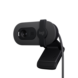Logitech BRIO 100 - Webcam - colore - 2 MP - 1920 x 1080 - 1080p, 720p - audio - USB