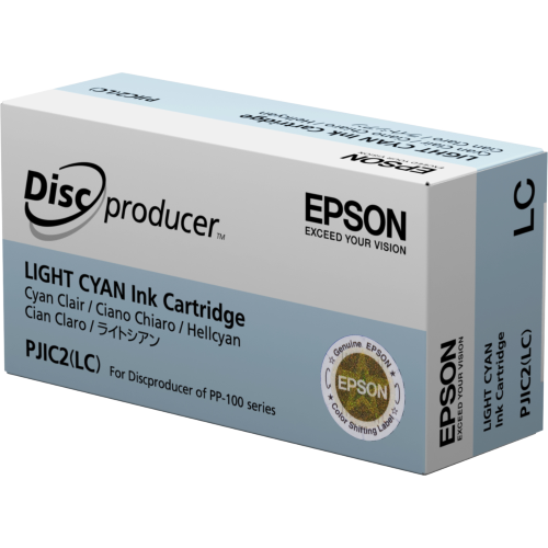 Epson Discproducer PJIC7(LC) - Cyan chiaro - originale - cartuccia d'inchiostro - per Discproducer PP-100, PP-100AP, PP-100II, PP-100IIBD, PP-100III, PP-100N, PP-100NII