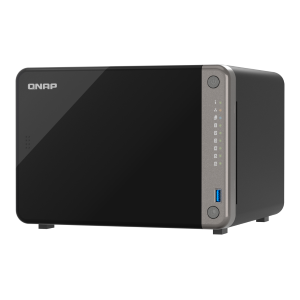 QNAP TS-AI642 - Server NAS - 6 alloggiamenti - SATA 6Gb/s - RAID 0, 1, 5, 6, 10, 50, JBOD - RAM 8 GB - Gigabit Ethernet / 2.5 Gigabit Ethernet - iSCSI supporto