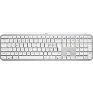 Logitech MX Keys S - Tastiera - retroilluminato - senza fili - Bluetooth LE - QWERTY - italiana - interruttore: tasti a forbice - grigio pallido
