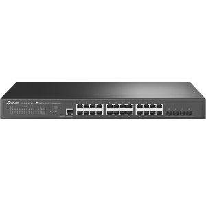 TP-LINK SWITCH 24P RJ45 2.5GBPS MANAGED L2+ 4SLOT SFP+ 10GE