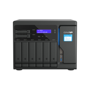 QNAP TS-855X - Server NAS - 8 alloggiamenti - SATA 6Gb/s - RAID RAID 0, 1, 5, 6, 10, 50, JBOD, 60 - RAM 8 GB - 2.5 Gigabit Ethernet / 10 Gigabit Ethernet - iSCSI supporto