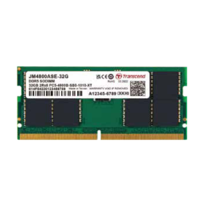 TRANSCEND RAM 32GB JM DDR5 4800 SO-DIMM 2Rx8 2Gx8 CL40 1.1V