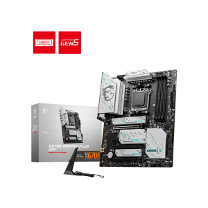 MSI MICROSTAR MB MSI X670E GAMING PLUS WIFI AM5 4DDR5 1HDMI 1DP 3PCIE 4M2 4SATA ATX