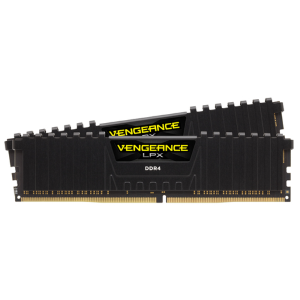CORSAIR RAM VENGEANCE LPX 16GB 2X8GB DDR4 3600 PC4-28800 C18 1.35V - BLACK