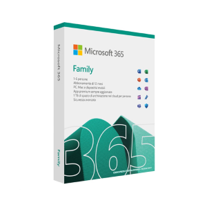 MICROSOFT SW MS OFFICE 365 FAMILY 12M