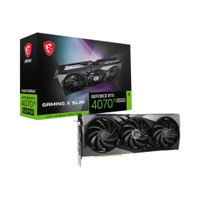 MSI VGA GEFORCE RTX 4070 TI SUPER, RTX 4070 Ti SUPER 16G GAMING X SLIM, 16GB GDDR6X, DP*3/HDMI, ATX,