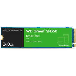 WEST DIG WD Green SN350 NVMe SSD WDS240G2G0C - SSD - 240 GB - interno - M.2 2280 - PCIe 3.0 x4 (NVMe)