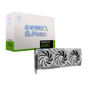 MSI VGA GEFORCE RTX 4080 SUPER, RTX 4080 SUPER 16G GAMING X SLIM WHITE, 16GB GDDR6X, DP*2/HDMI*2, AT